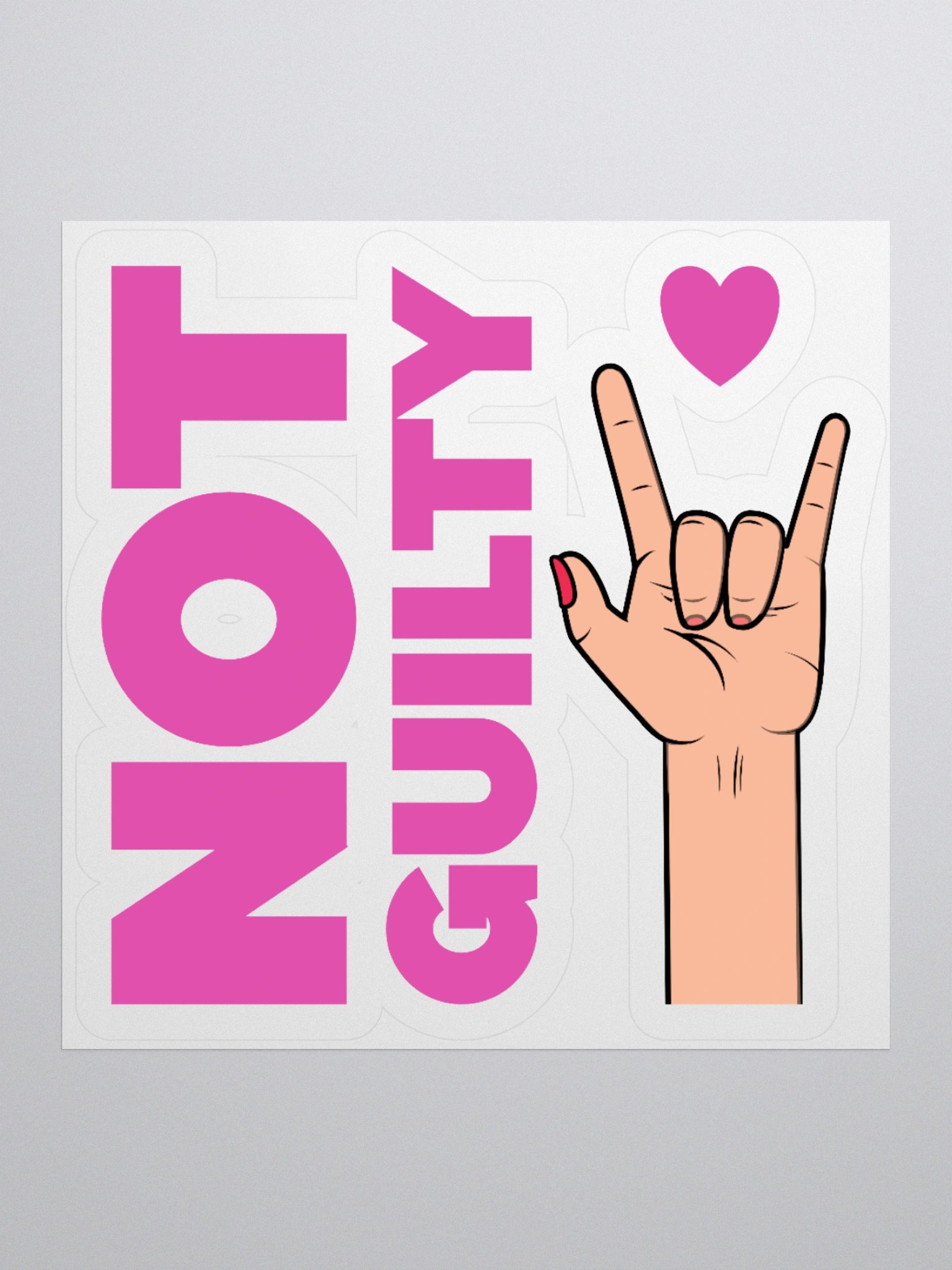 KR not guilty - sticker product image (1)