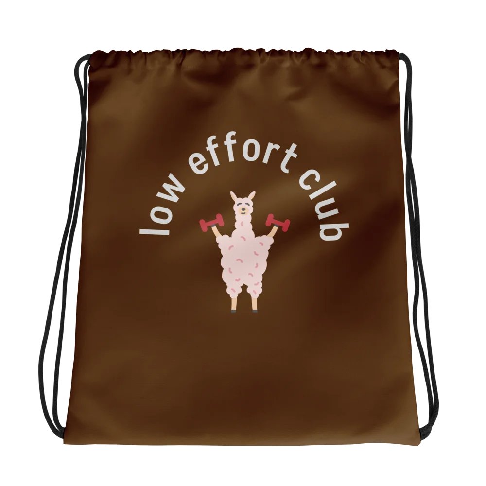 low effort club drawstring bag product image (1)