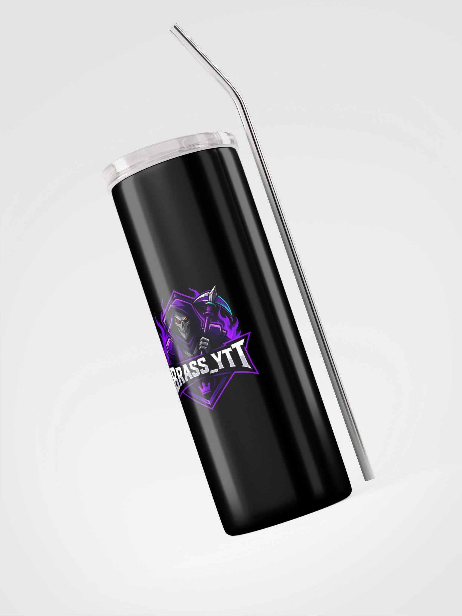 BRASS_YTT Stainless Steel Tumbler with Straw | Motiv 3 product image (5)