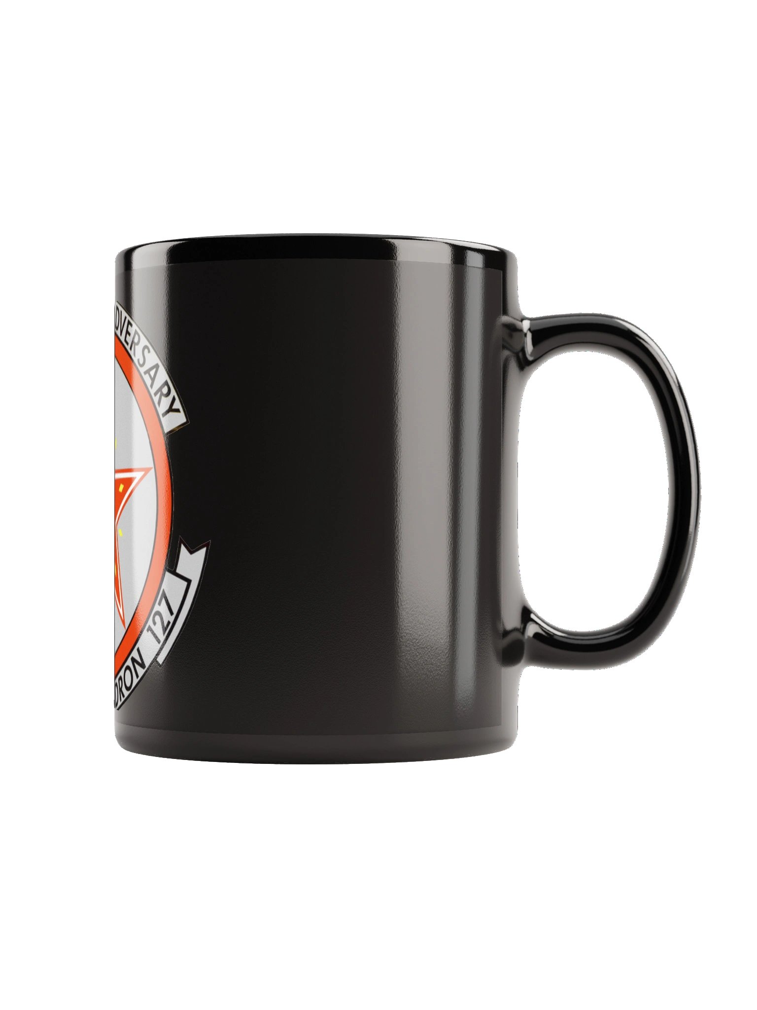 "VA-127 Cylons" Black Glossy Mug product image (2)