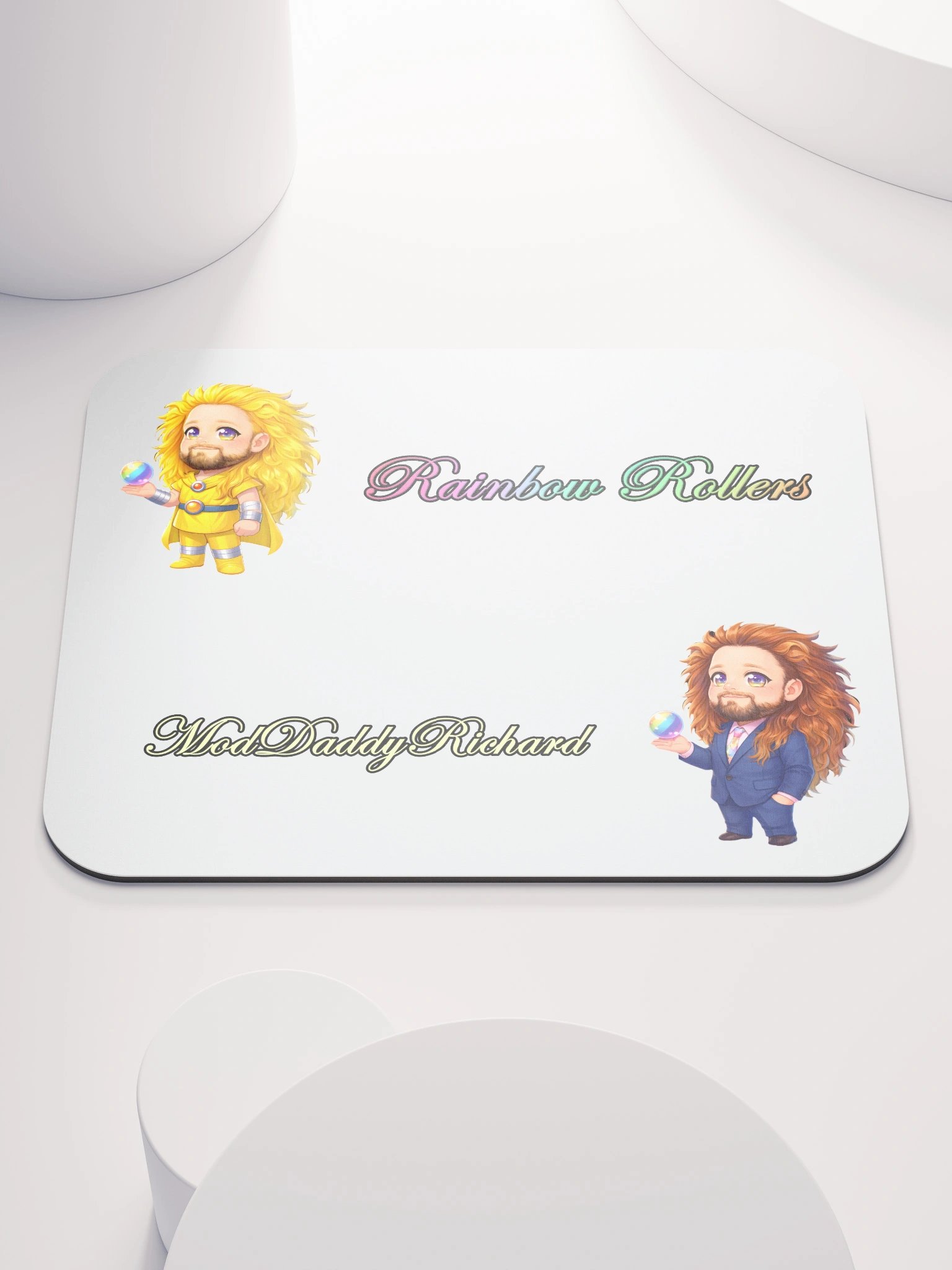 Rainbow Rollers Mouse Mat product image (1)