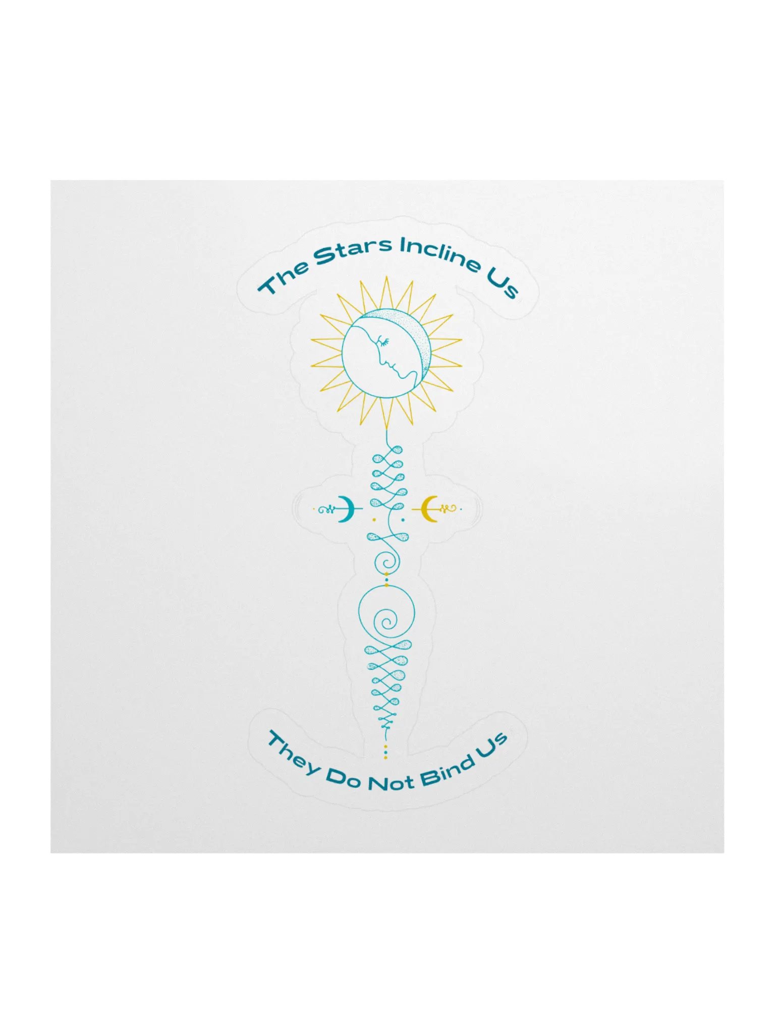 Celestial Embrace Kiss Cut Stickers product image (1)