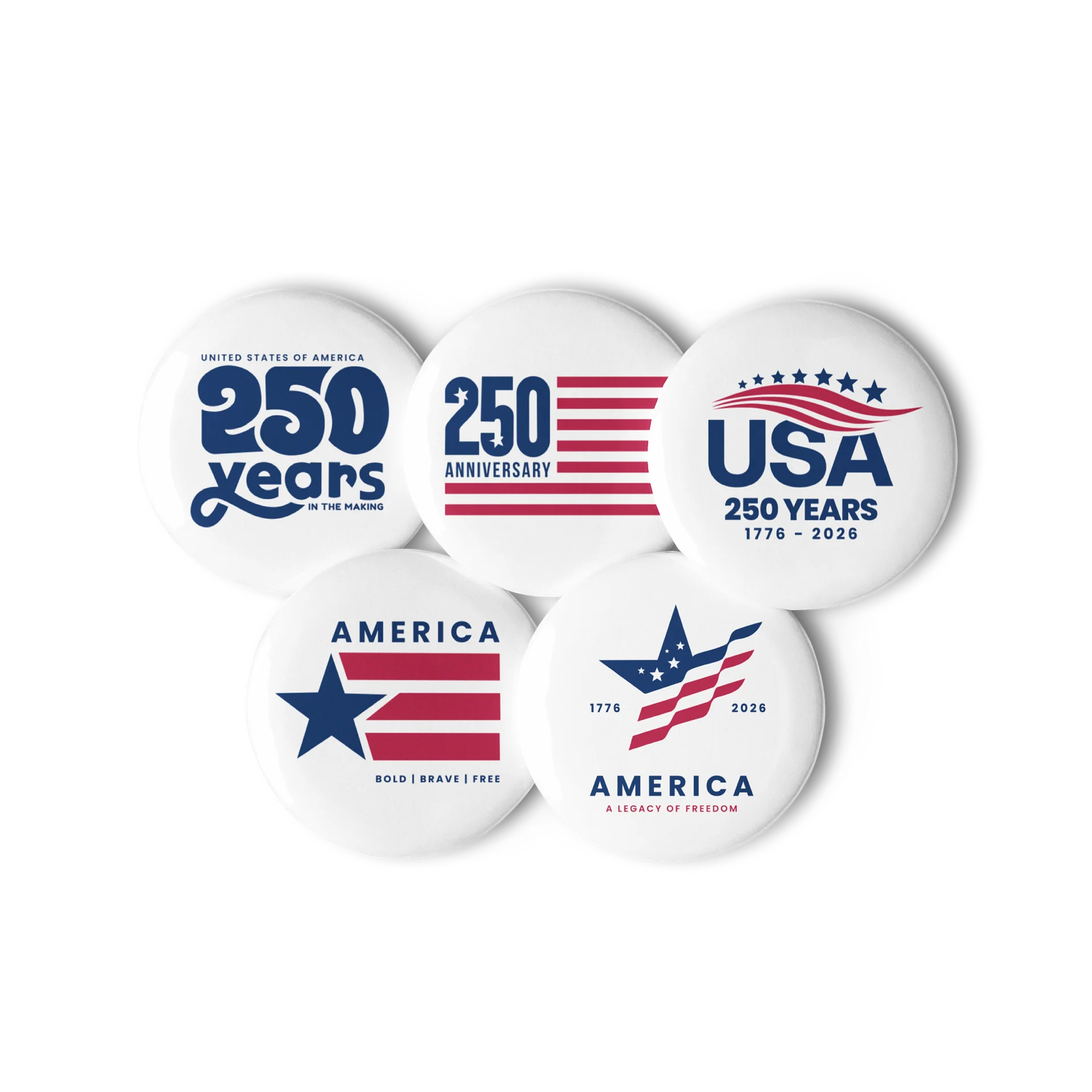 Legacy of Freedom Pin Button Set product image (3)