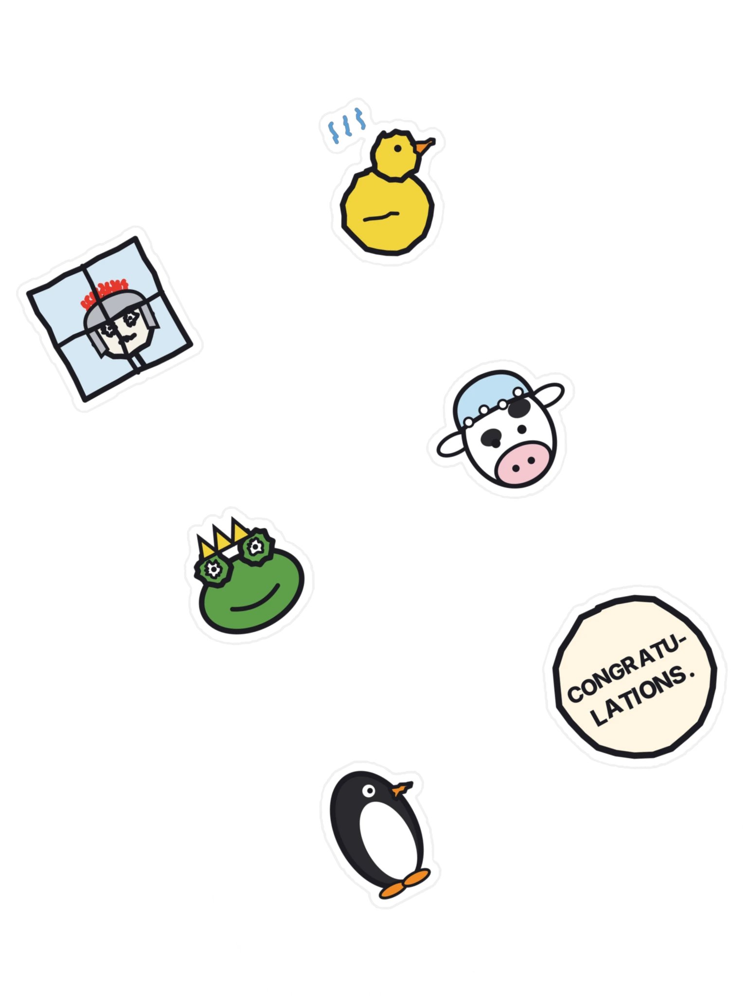 The Oddities Sticker Sheet product image (1)