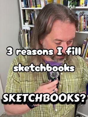 Filled another sketchbook, and now excited about the two smaller ones about to put to use. Hopefully more often because they will be easier to carry around in more situations.  To mark the occasion, I offer three reasons why I love to fill sketchbooks. #sketchbook #arttok #indiegames 