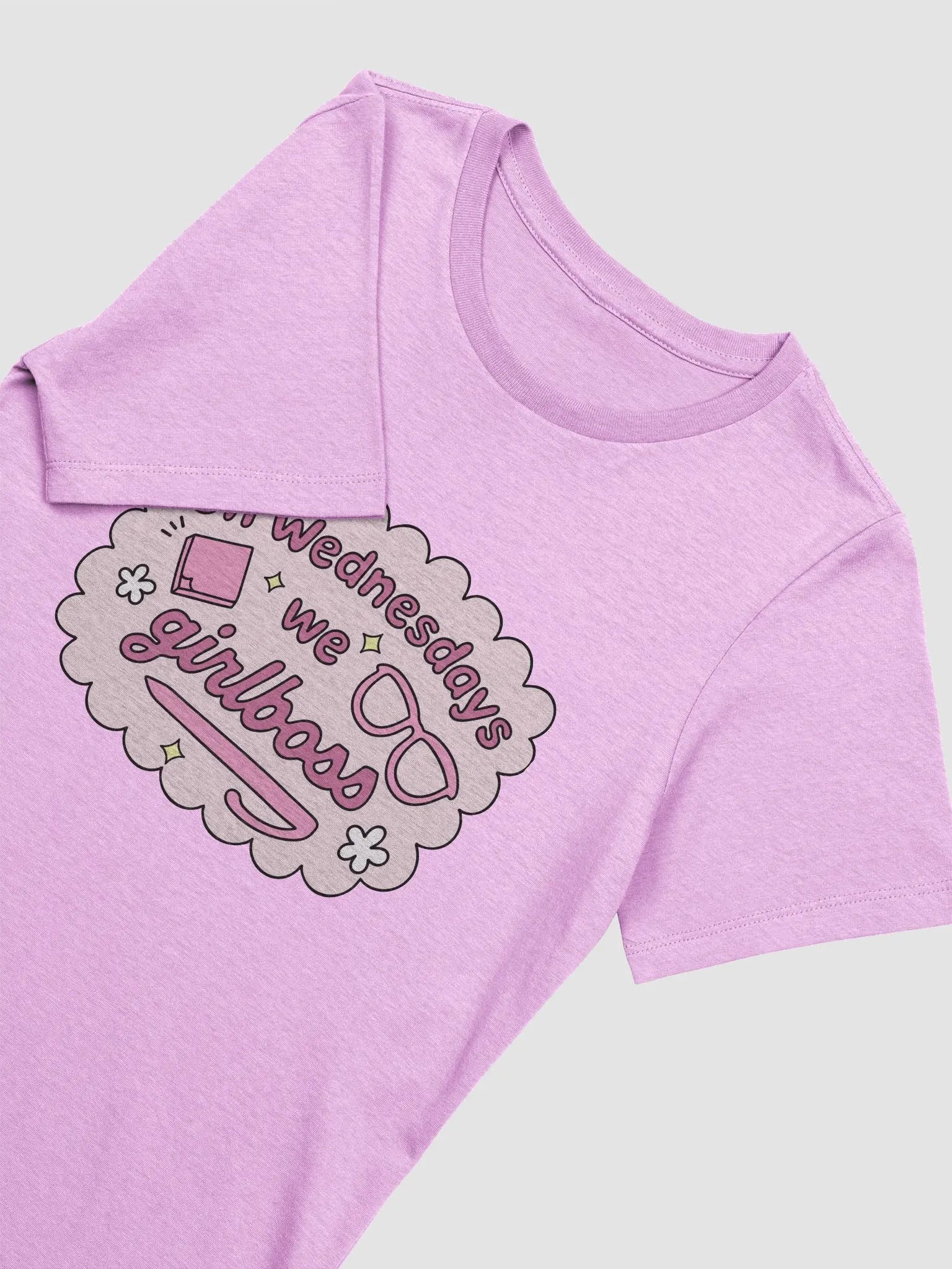On Wednesdays, We Girlboss (Illustration Version) Women's Supersoft Shirt product image (1)