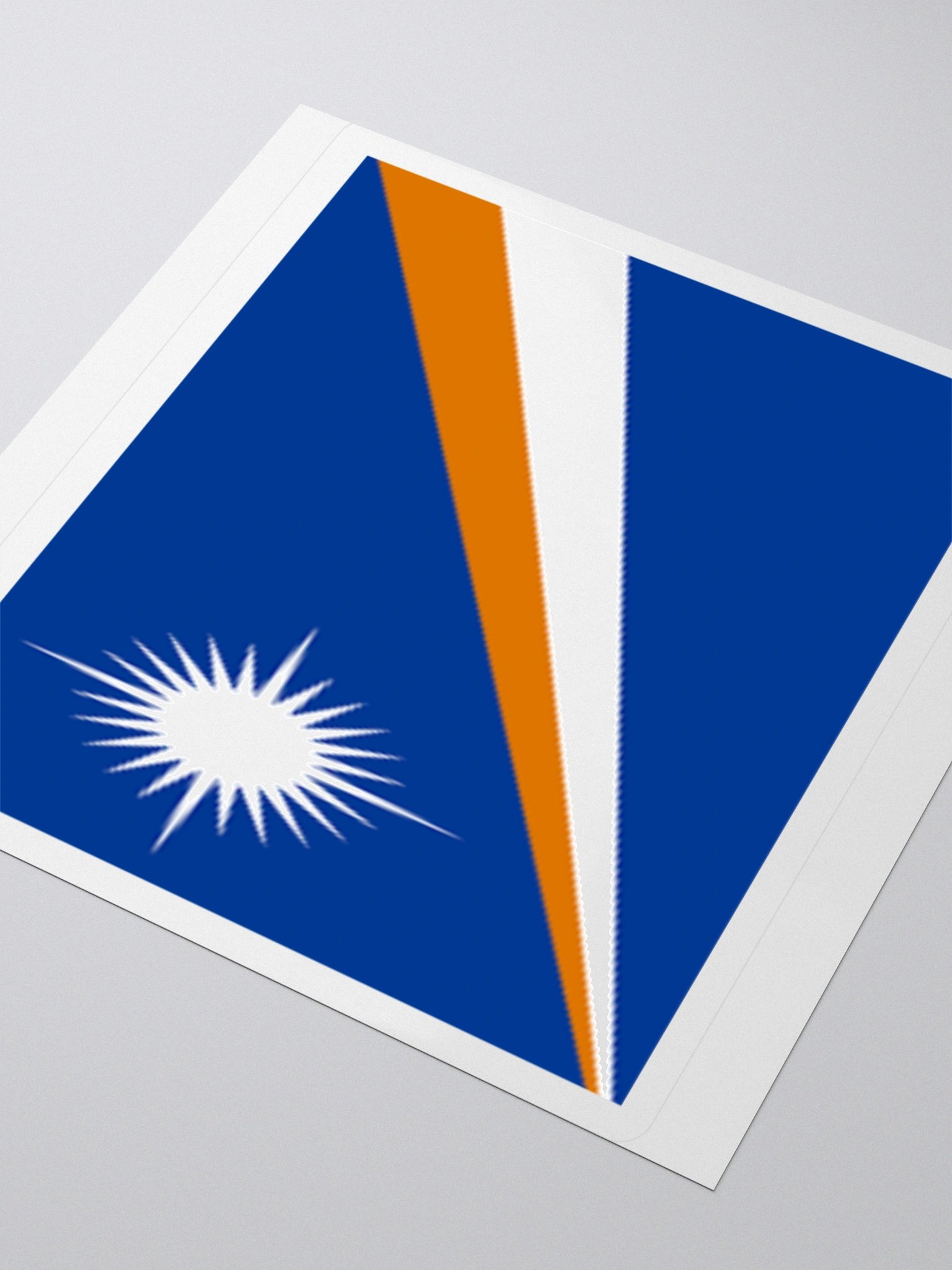 Marshall Islands National Flag Sticker - Exclusive Vinyl Design product image (7)