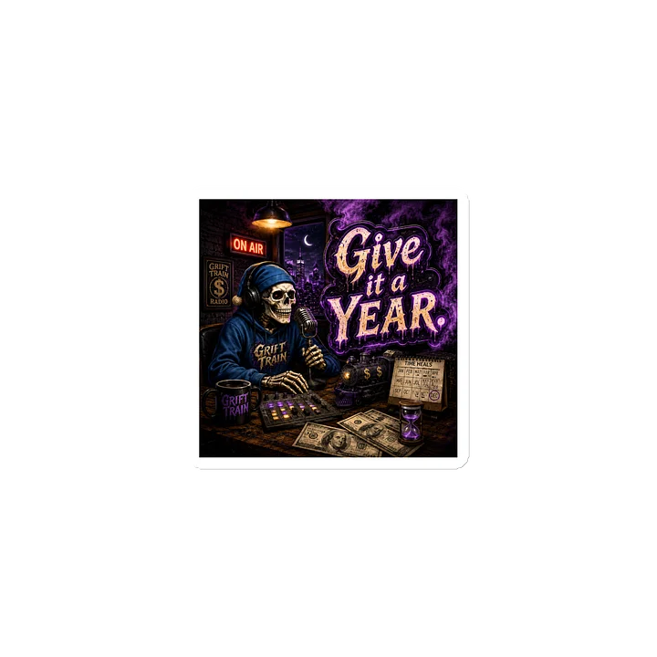 "Give It A Year" Die-Cut Magnets product image (1)