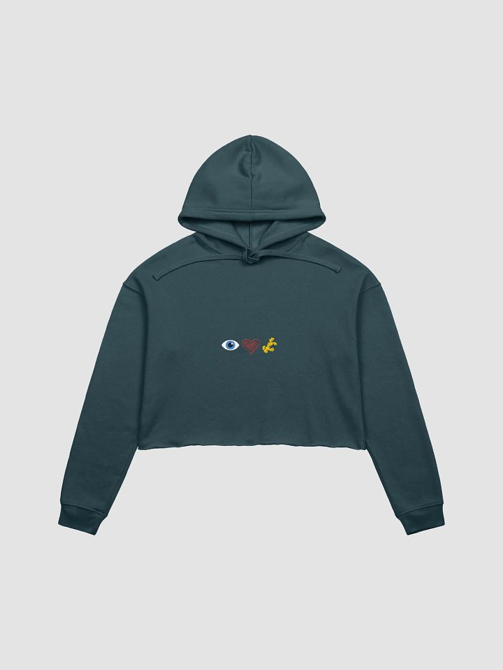 👁️ ❤️ 🫚 The Crop Hoodie product image (1)