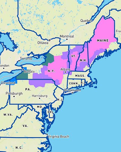 Lots of winter weather alerts in effect for much of the northeast. Some areas could see a few inches and others could see a f...