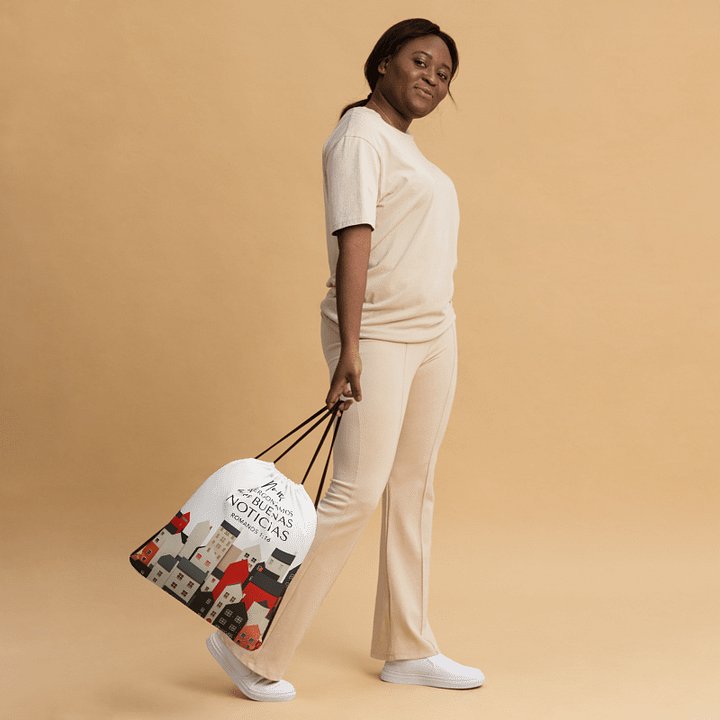 'No Nos Avergonzamos de las Buenas Noticias' Drawstring Bag product image (2)