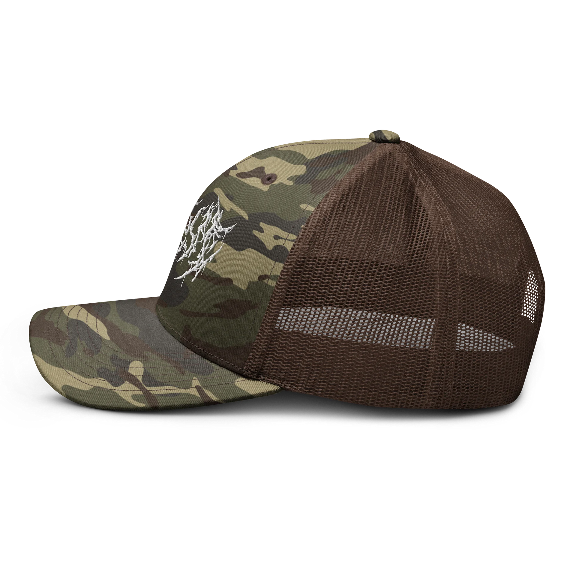 autism metal band logo trucker hat product image (9)