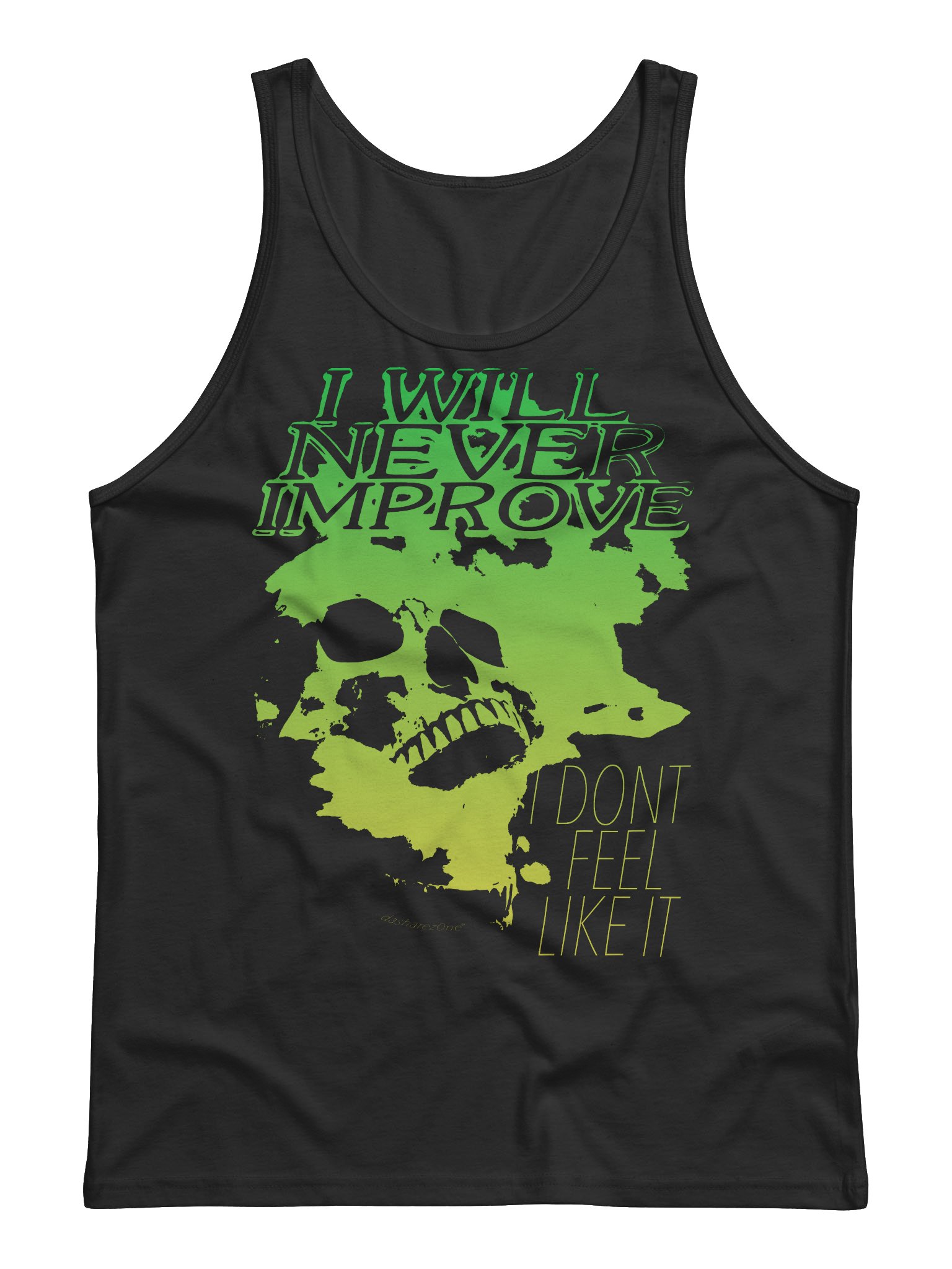 I WILL NEVER IMPROVE "TANK TOP" product image (1)