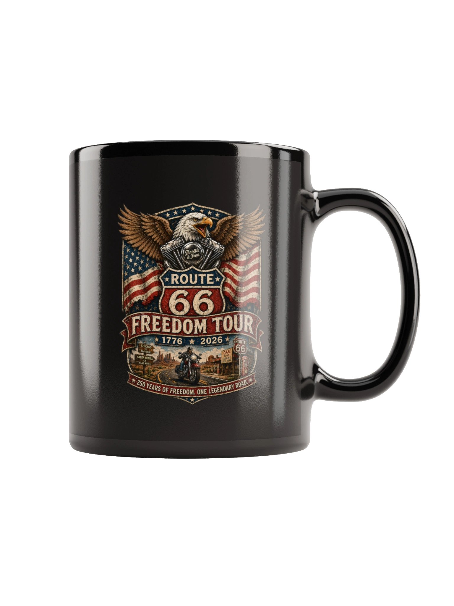 Throttle & Iron Freedom Tour 2026 Mug | 11oz & 15oz product image (3)