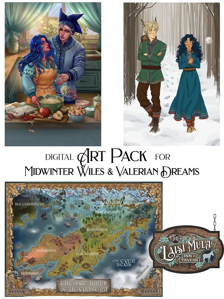 Art Pack - Midwinter Wiles & Valerian Dreams product image (1)