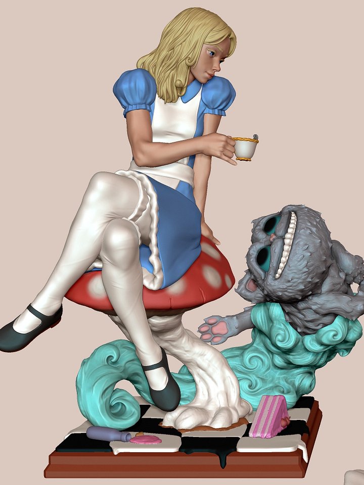 Alice And The Cheshire Cat product image (1)