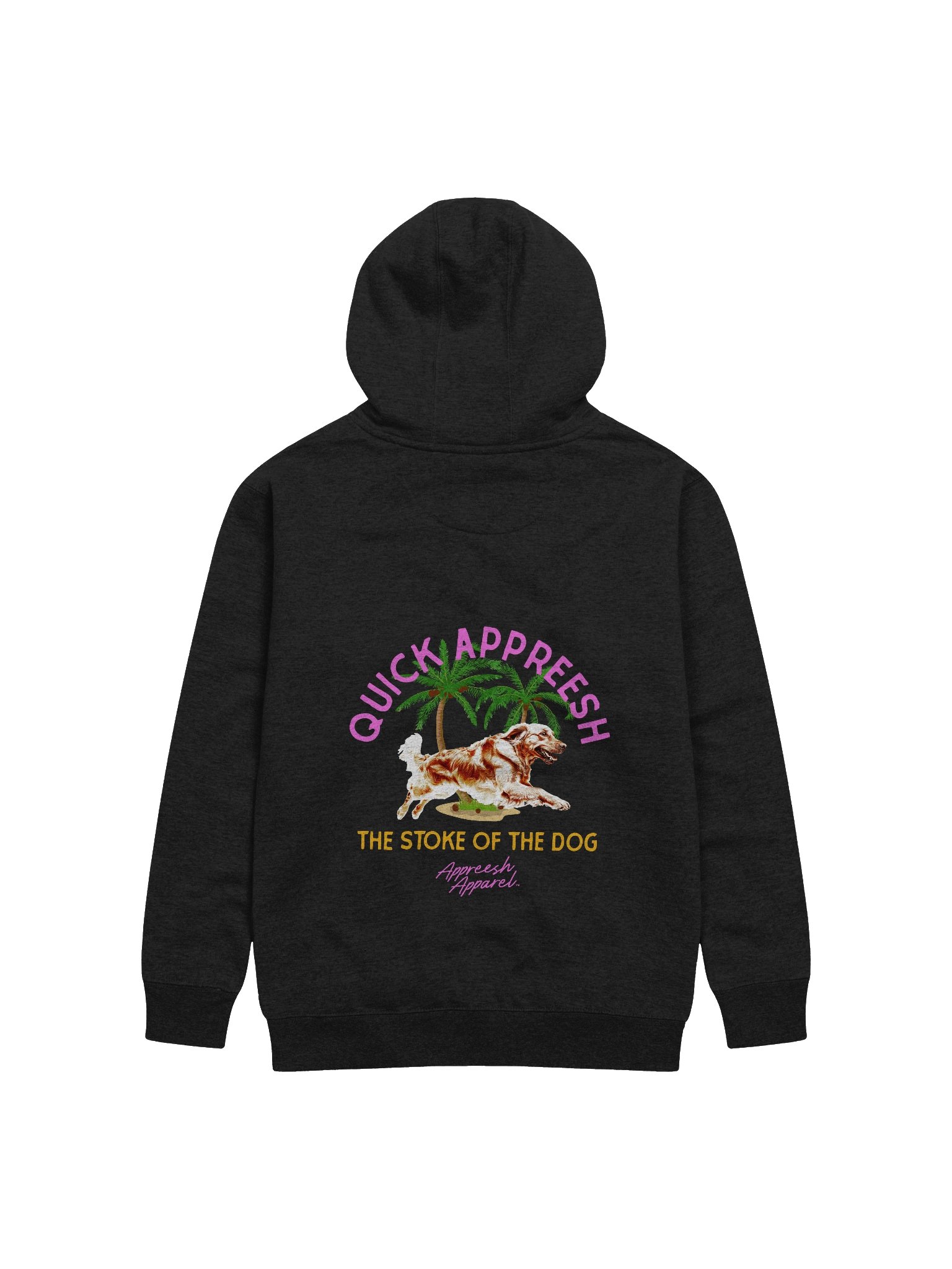 Stoke of the Dog Black Hoodie product image (1)