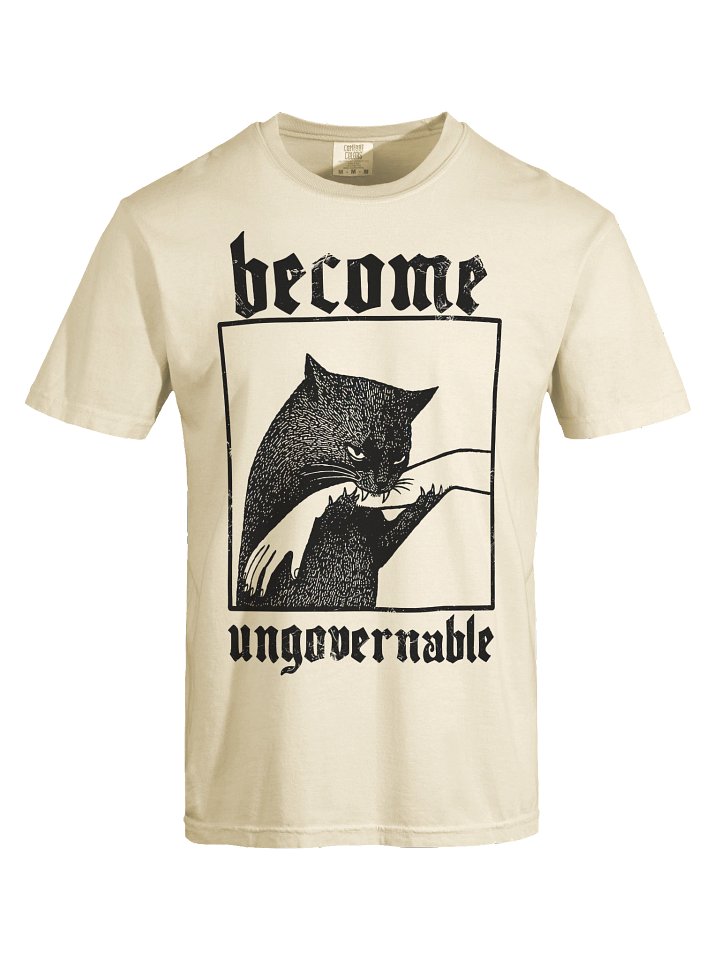 Black Cat Shirt, Comfort Colors Funny Cat Graphic Tee, Goth Alternative T-Shirt, Unisex product image (57)