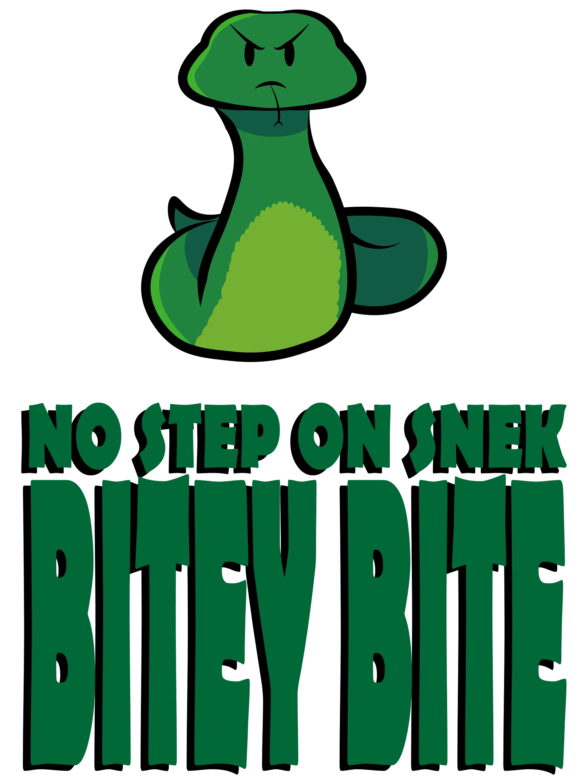 No Step on Snek Throw Pillow product image (2)