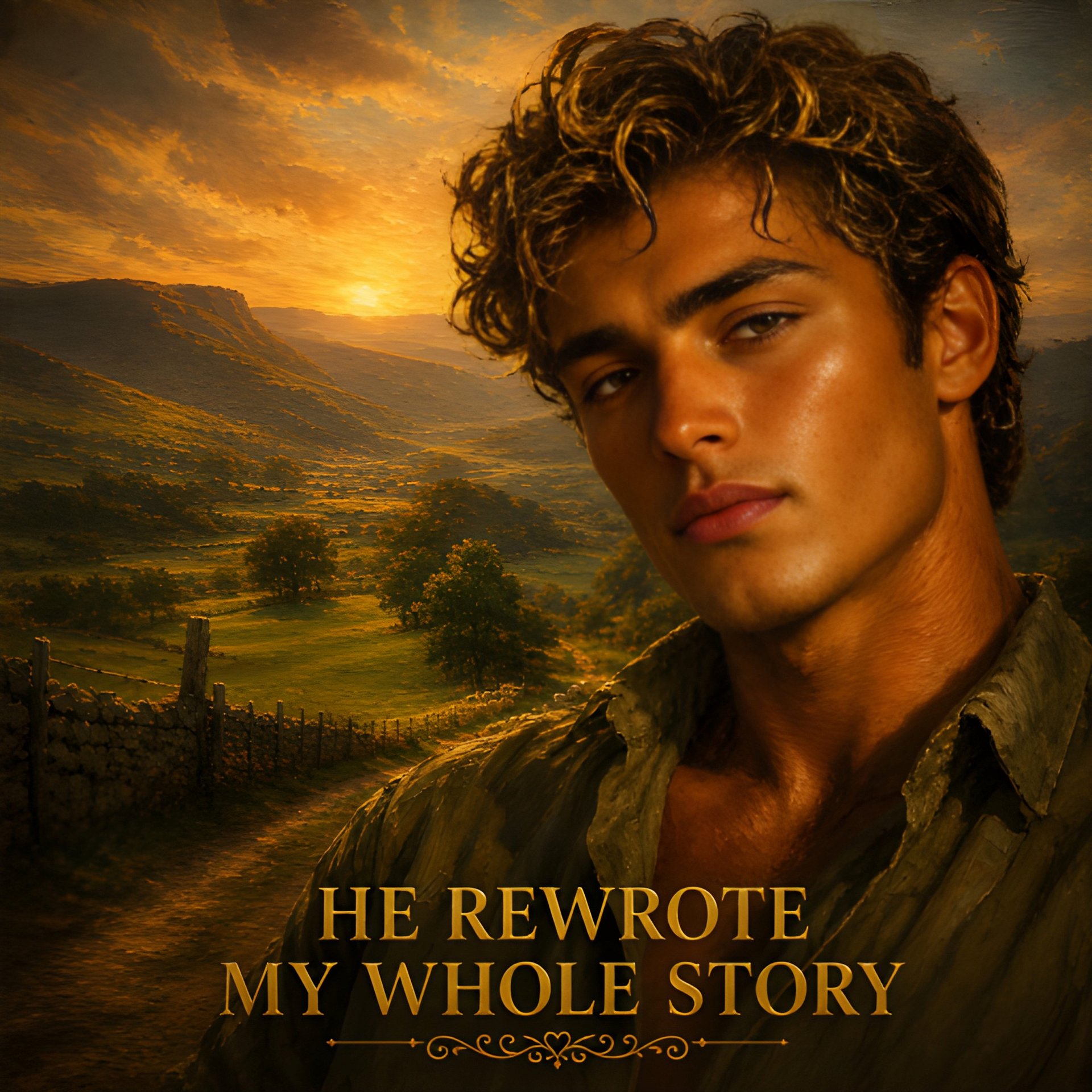 He Rewrote My Whole Story | Dark Romance Art Digital Download $8,99 product image (2)