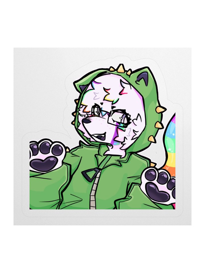GLITTER RAWR XD sticker product image (1)