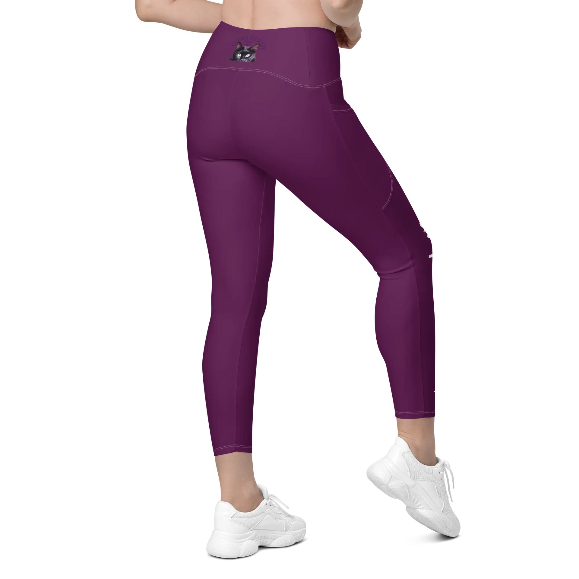 KITTIES ARE LOVE KITTIES ARE LIFE CROSSOVER LEGGING product image (9)