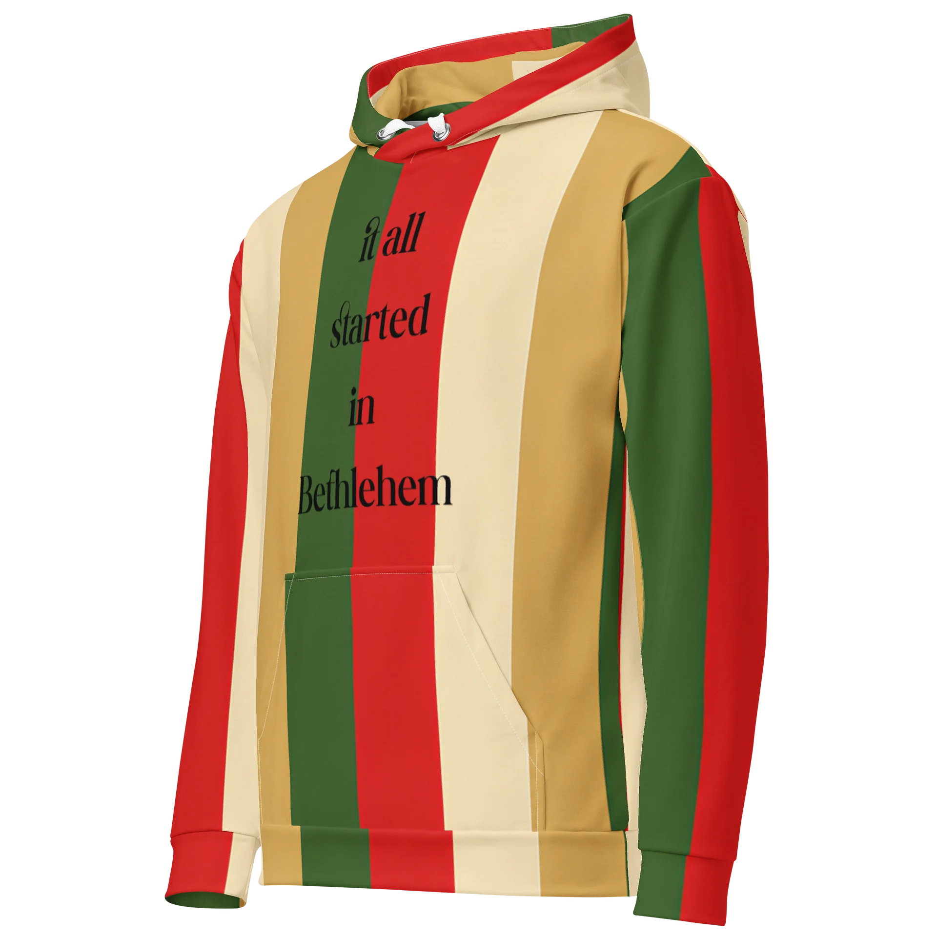 The Gift Wrapped Bethlehem Stripes Unisex Hoodie product image (3)