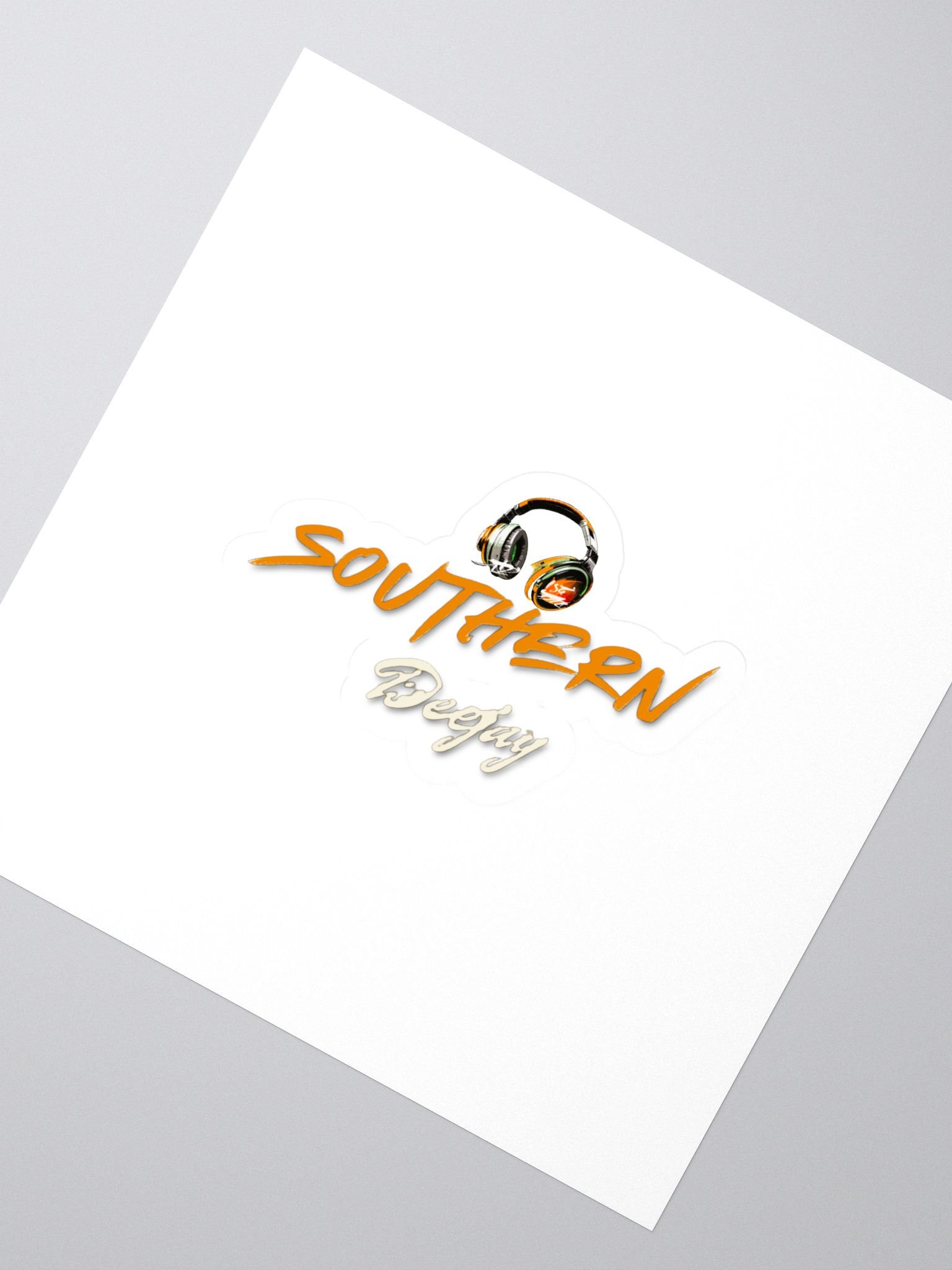 SOUTHERN Deejay Headphones Kiss Cut Stickers product image (2)