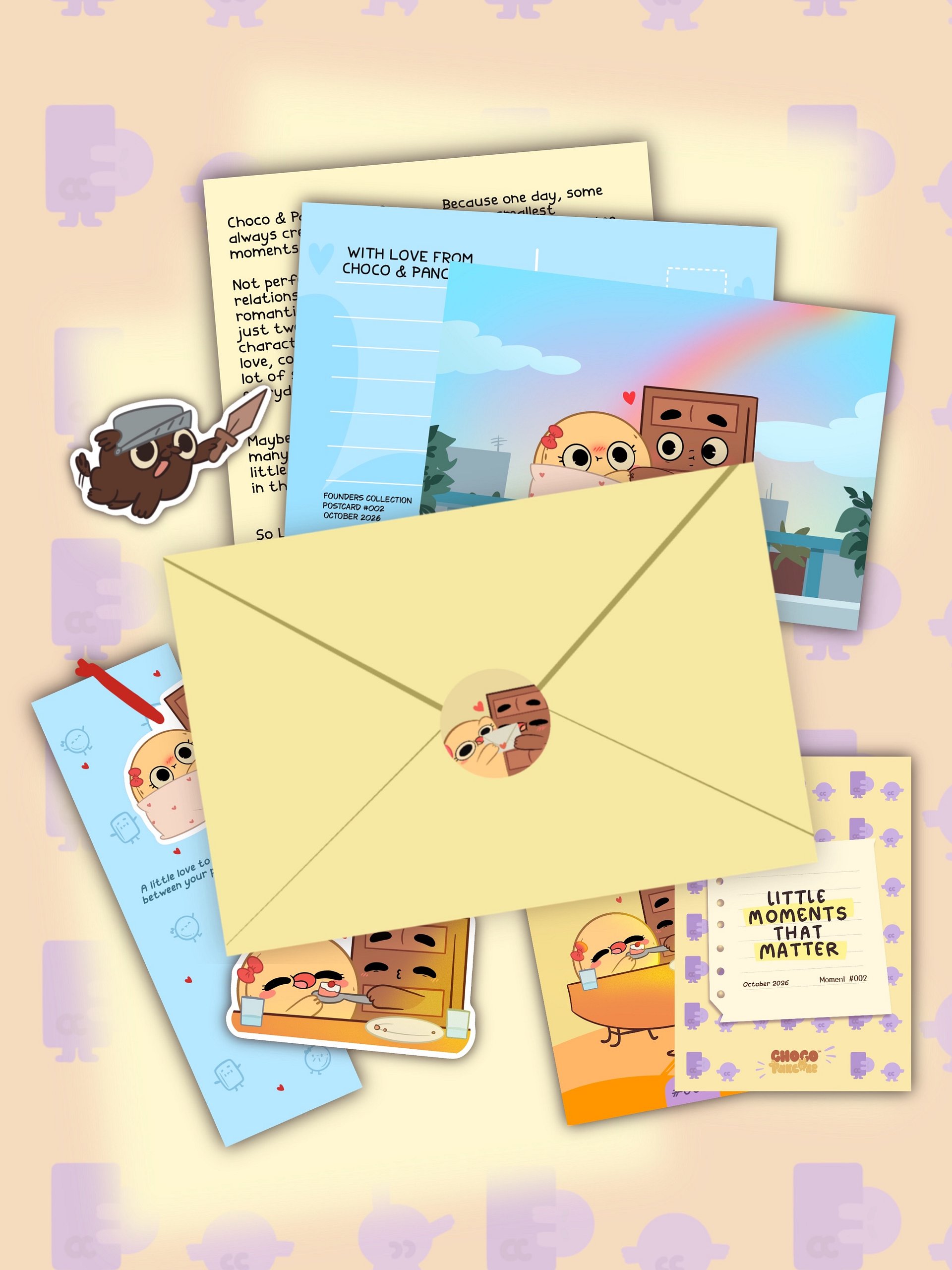 Choco & Pancake - Letter 002 product image (1)