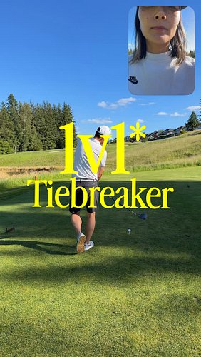 We had a slow day on the course so made the most of the waiting time. Best out of three… this is the tiebreaker. Who takes ho...