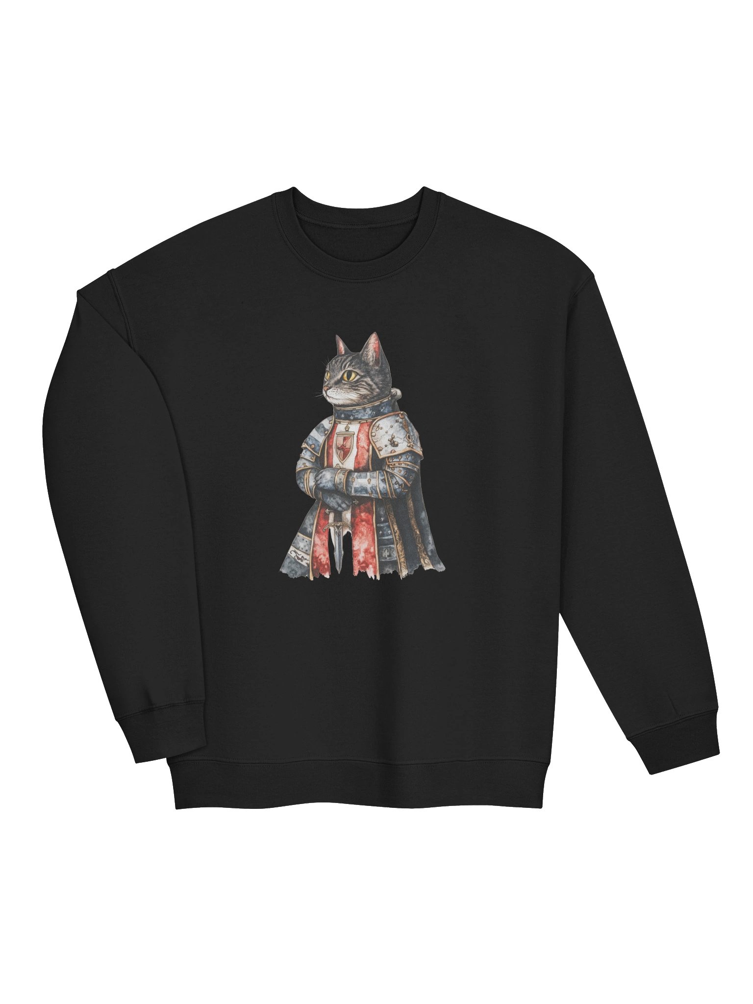 Noble Knight Cat Sweatshirt product image (24)