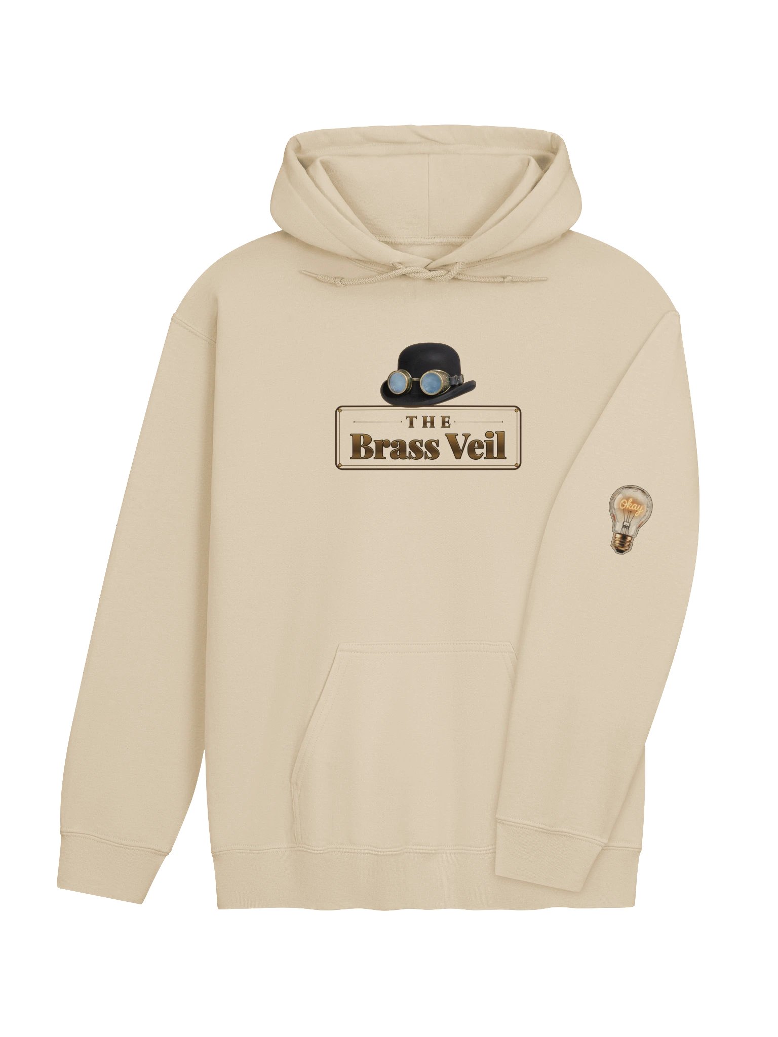 The Brass Veil — Hoodie (Sand) product image (4)