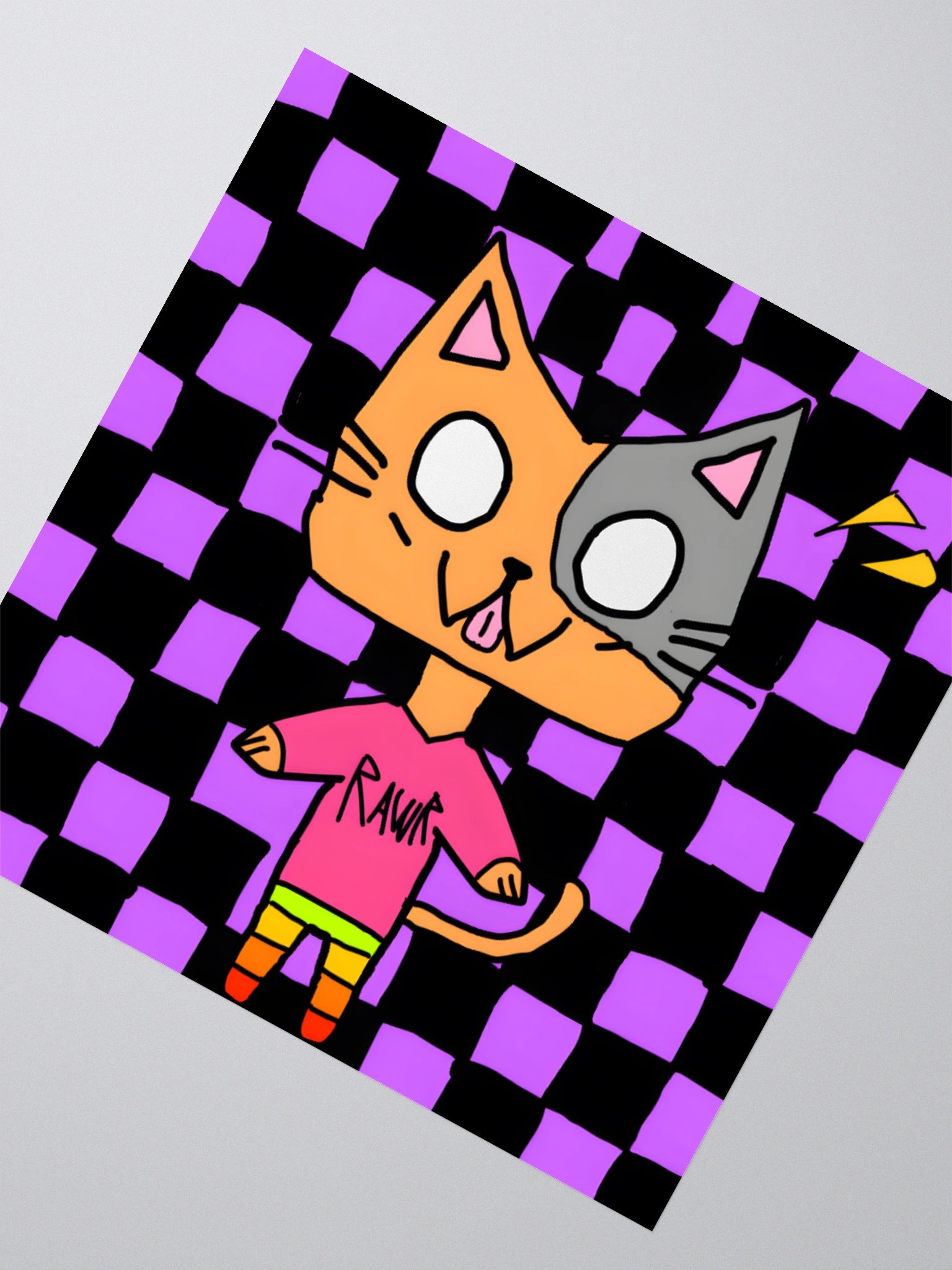 RAWR Cat Sticker product image (4)