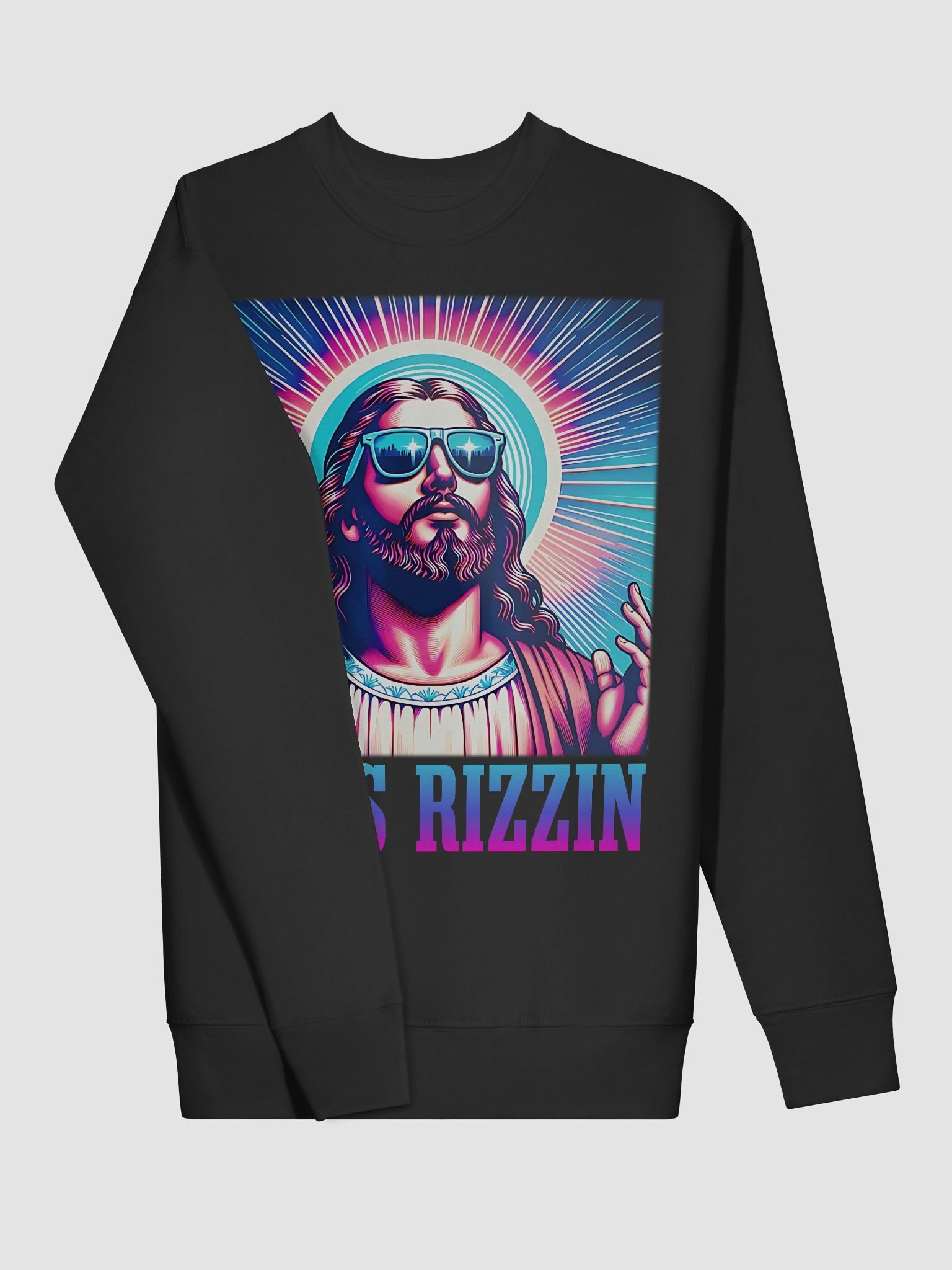 Retro-Futuristic Halo Sweatshirt product image (9)