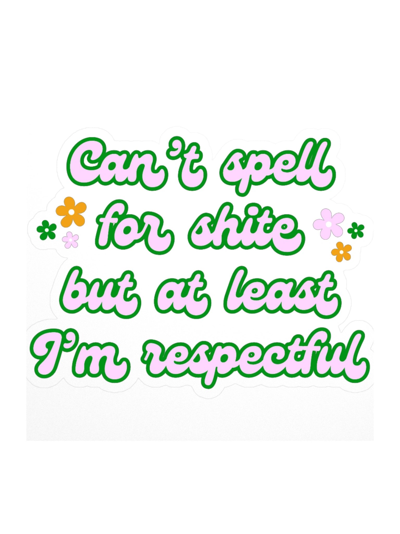 Illiterate Sticker product image (1)