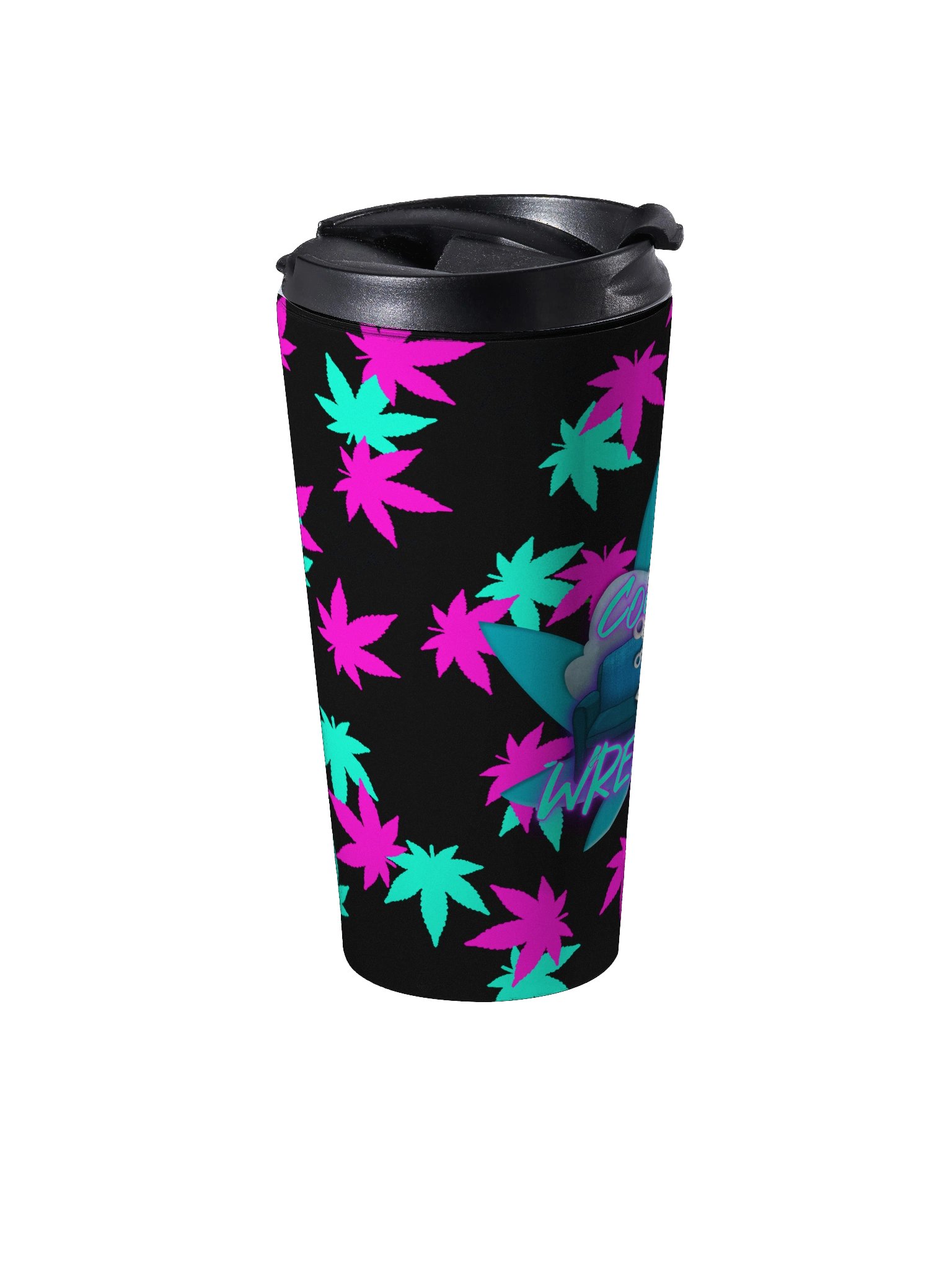 Metal Sipper Pot Leaf Neon product image (2)