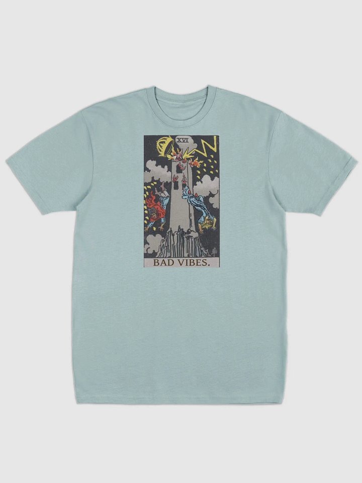 Bad Vibes Tower Tarot - Men's Premium Tee product image (2)