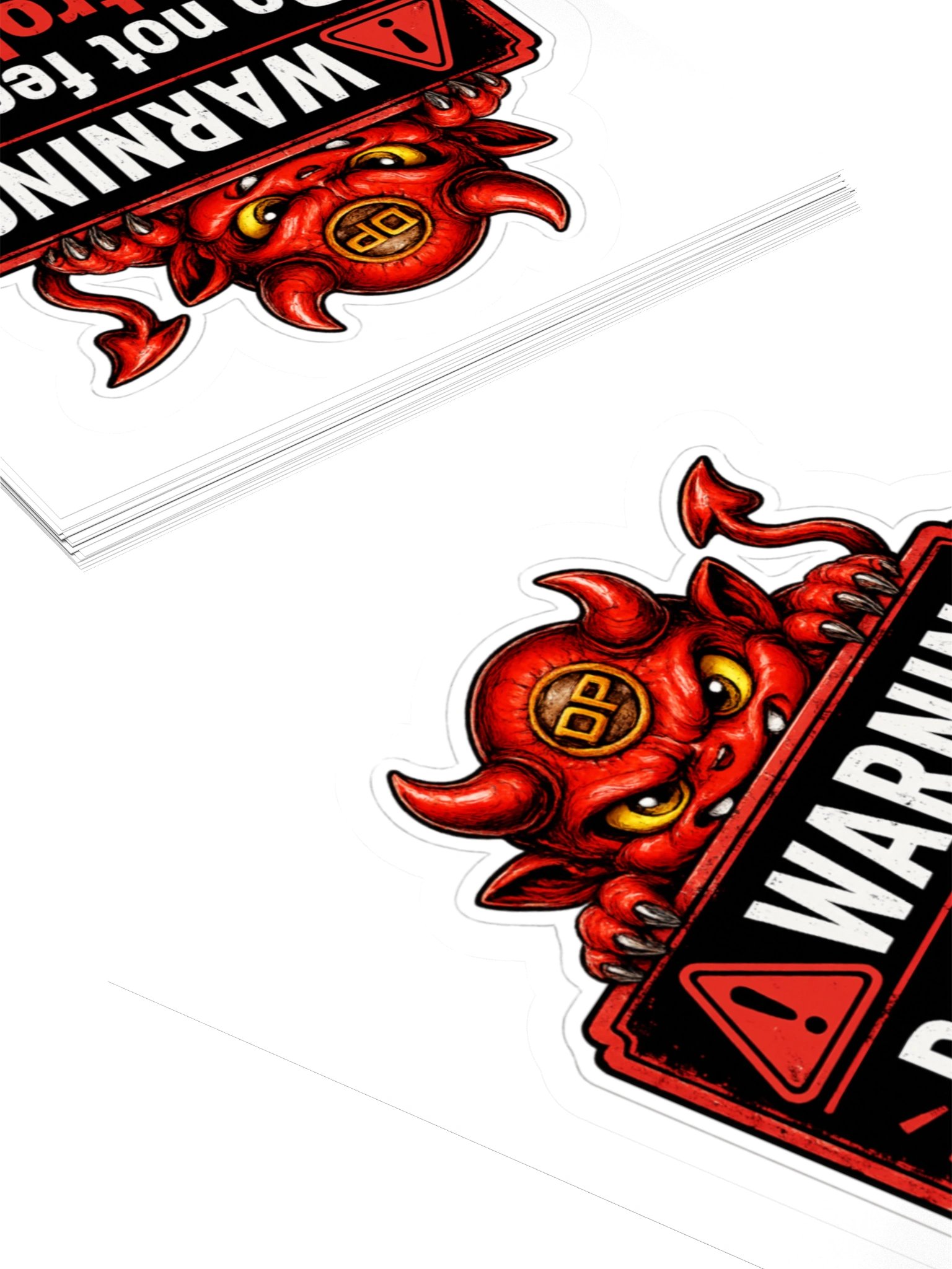 Dont be a troll 3" x 3" sticker product image (4)