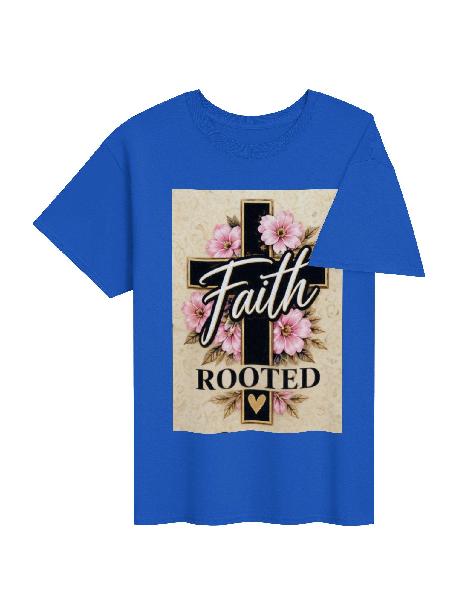Faith Rooted Floral Cross Tee product image (2)