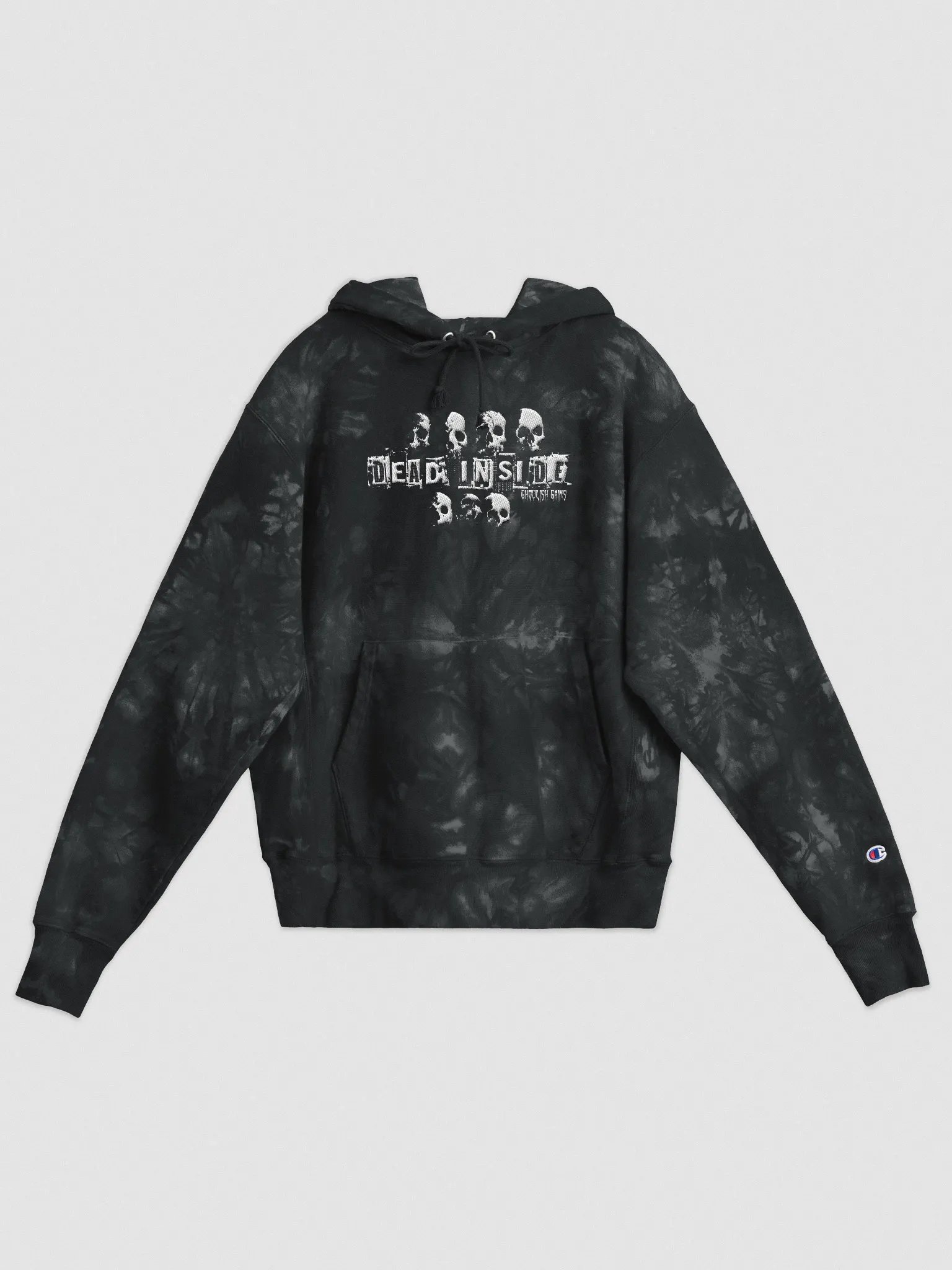 Dead Inside Tie Die Hoodie product image (1)