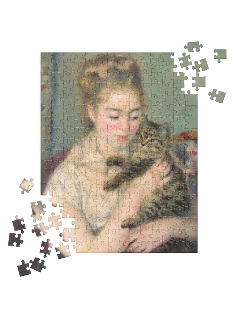 ''Woman with a Cat'' by Auguste Renoir Jigsaw Puzzle product image (4)