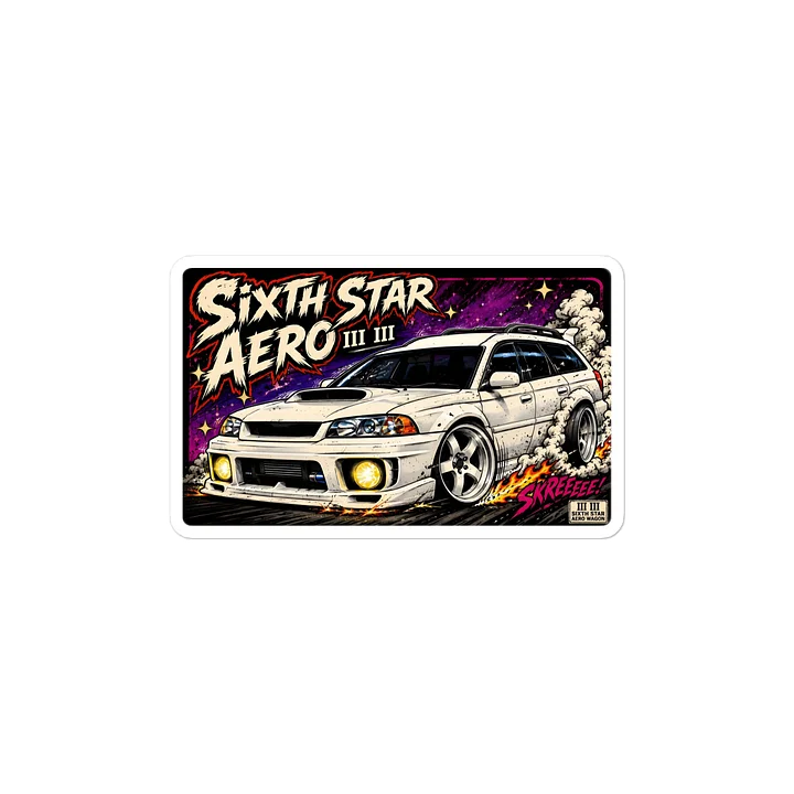 Let Loose (Wagon) Die Cut Sticker product image (2)