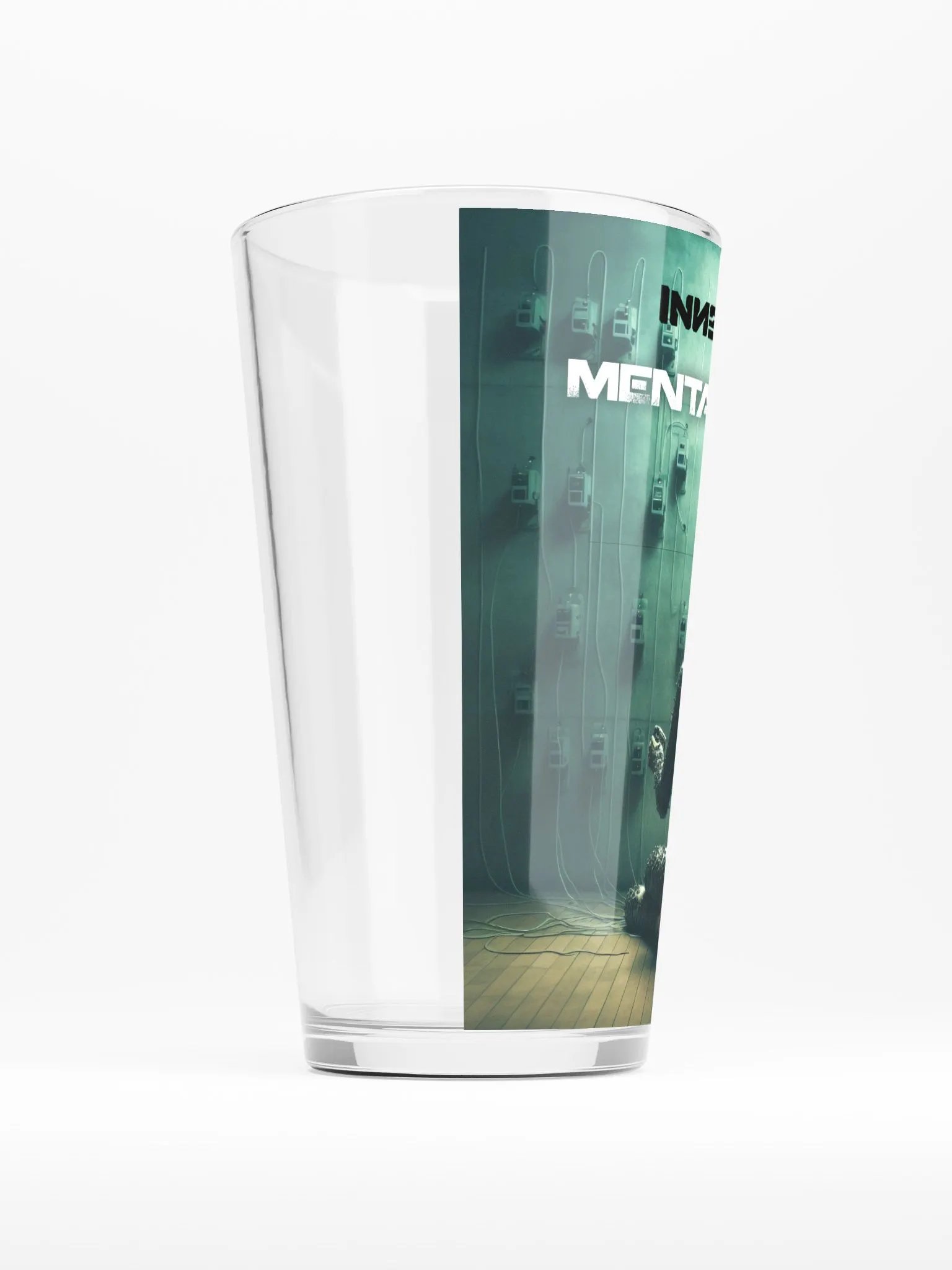 Mental Escape Pint Glass product image (2)