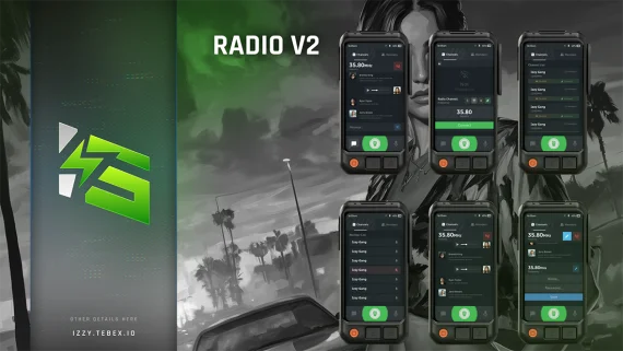 FiveM | Advanced Radio Script [ESX & QBCore & QBOX] product image (1)