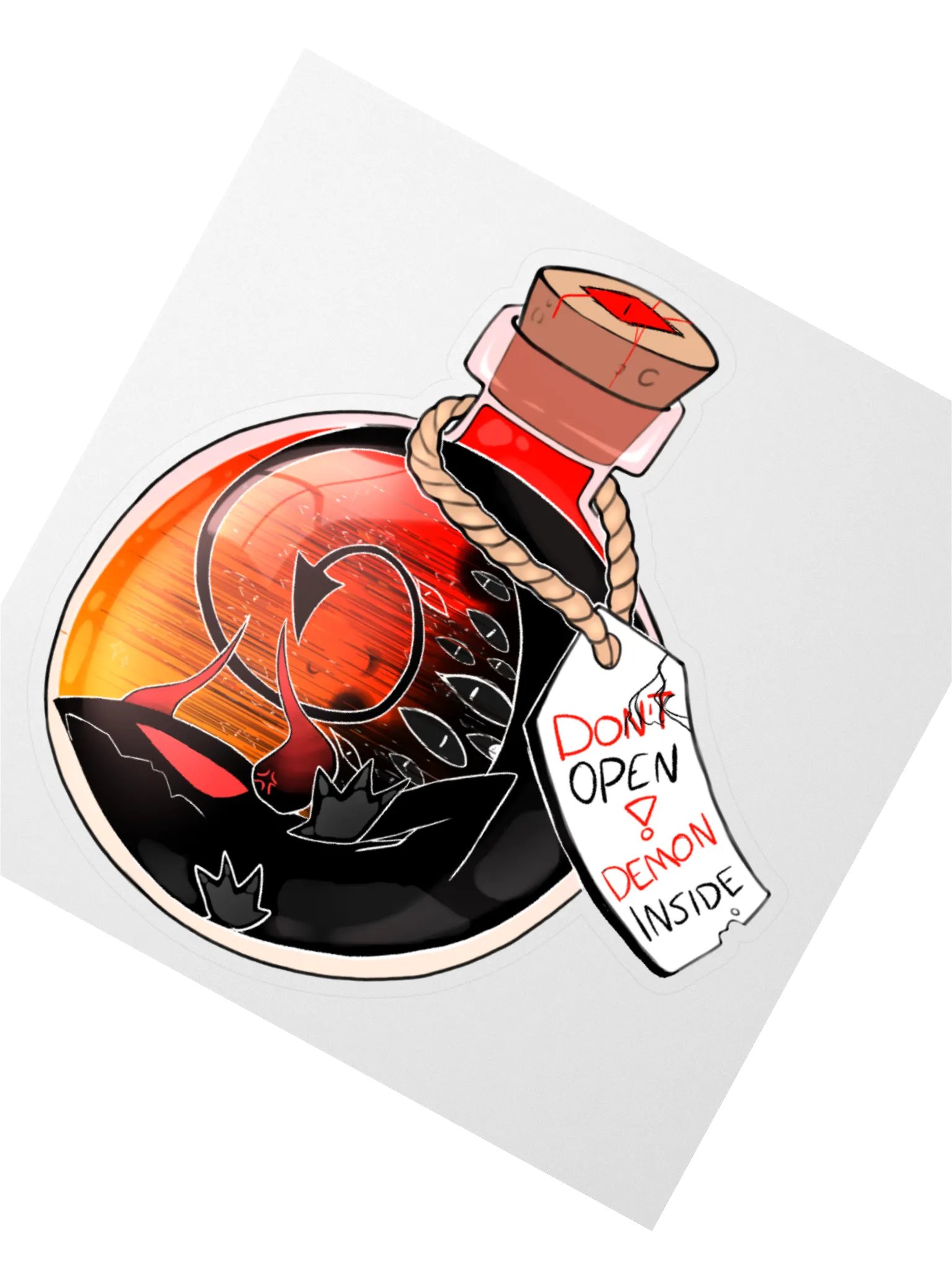 Demon in a bottle Sticker product image (4)
