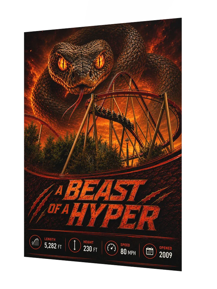 D-Back KI Poster - A BEAST of a Hyper! | 18x24" product image (2)