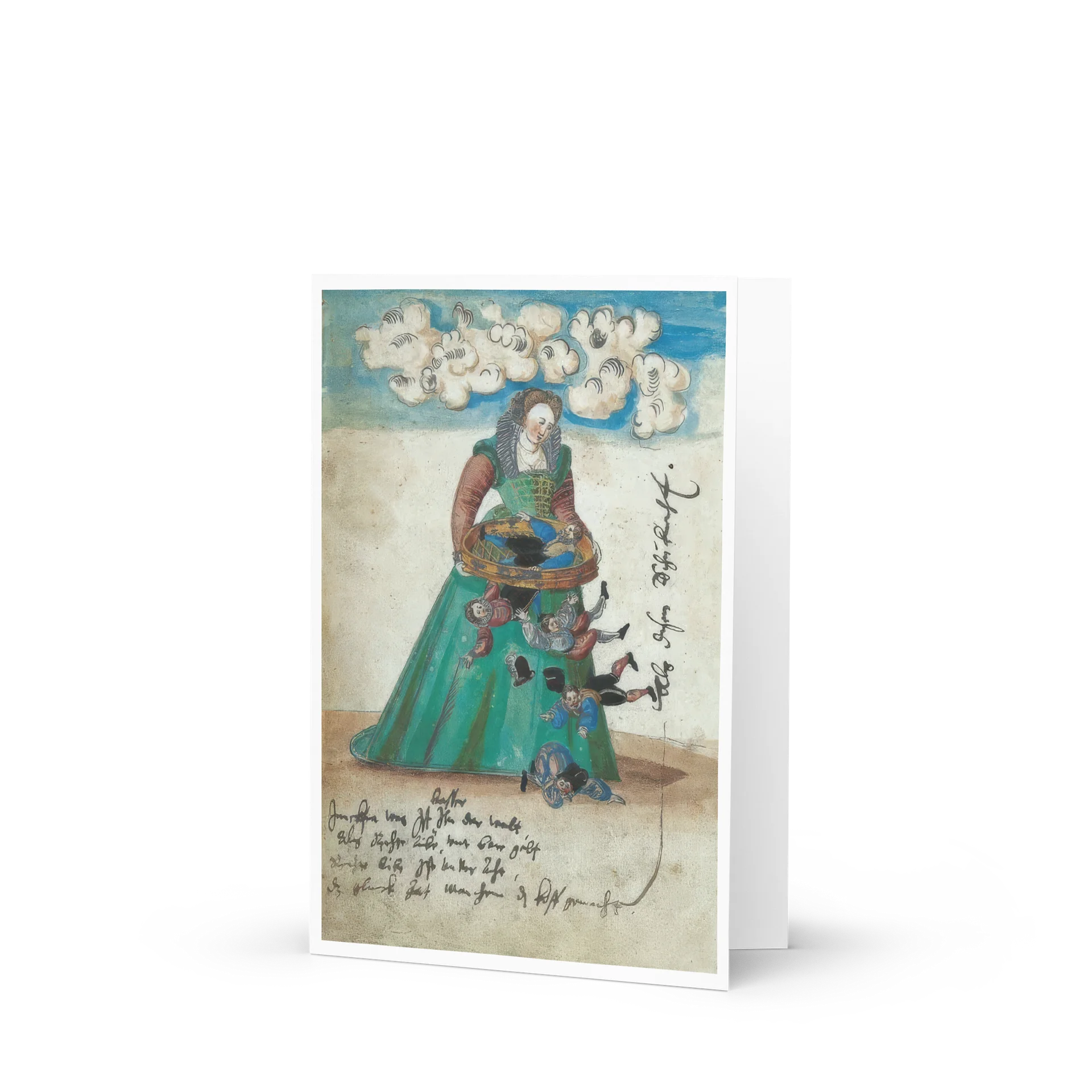 Sieving Suitors by Daniel von Reden - Blank Card product image (1)