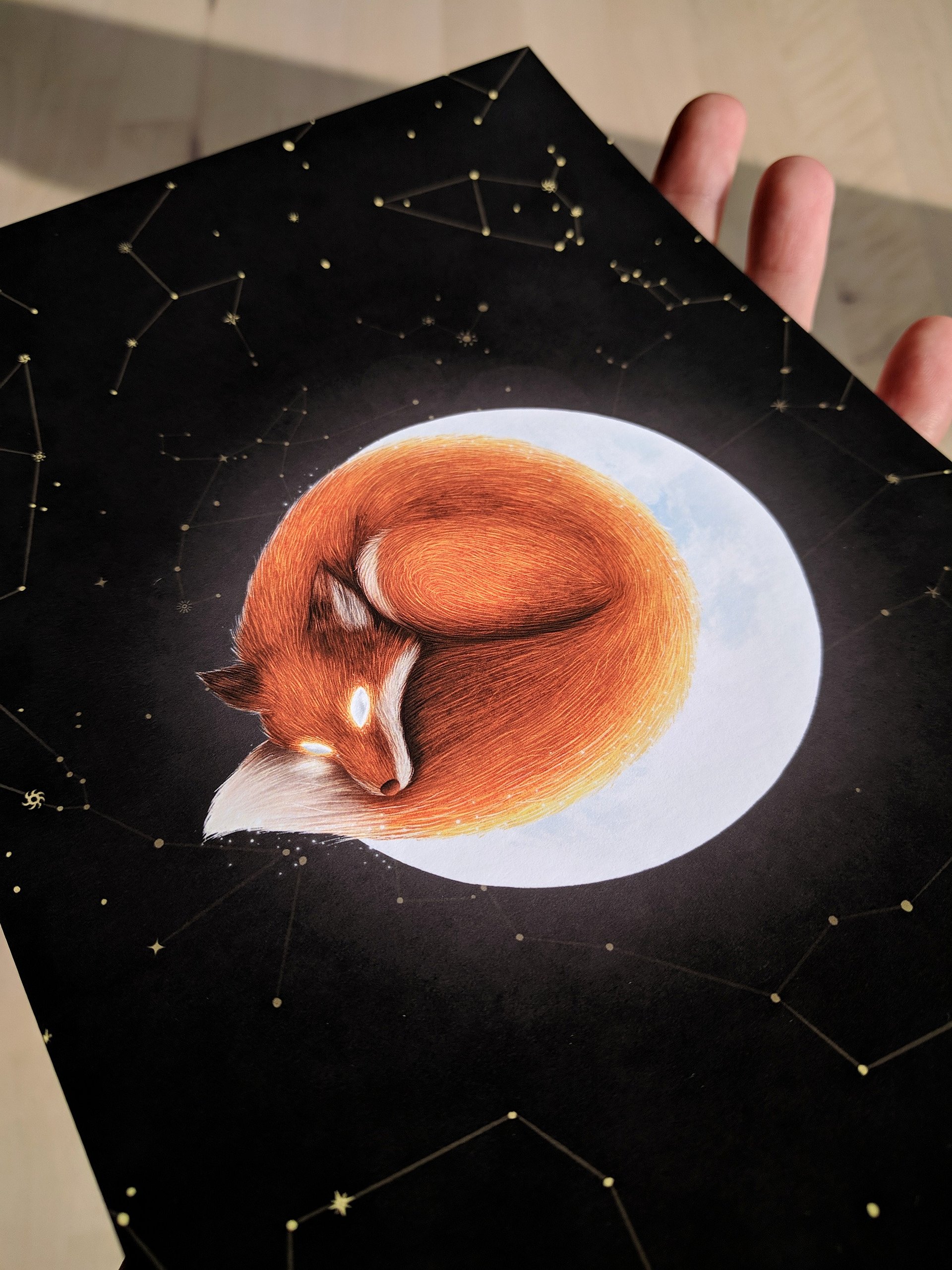 Red Fox on the Moon Art Print No.1 product image (5)
