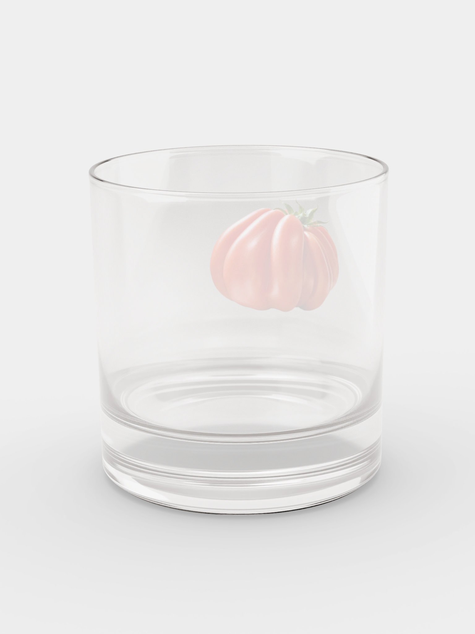 ​Vintage Red Tomato Glassware – Fresh Heirloom Tomato Whiskey & Drinking Glass (Tomato Collection) product image (6)