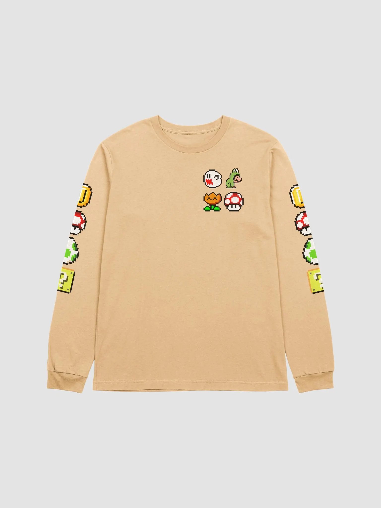 PixelxKitten Mario Supersoft Long Sleeve product image (3)